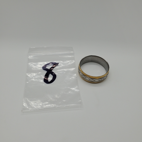 Stainless Steel Ring #8 size 12 - Picture 3 of 3